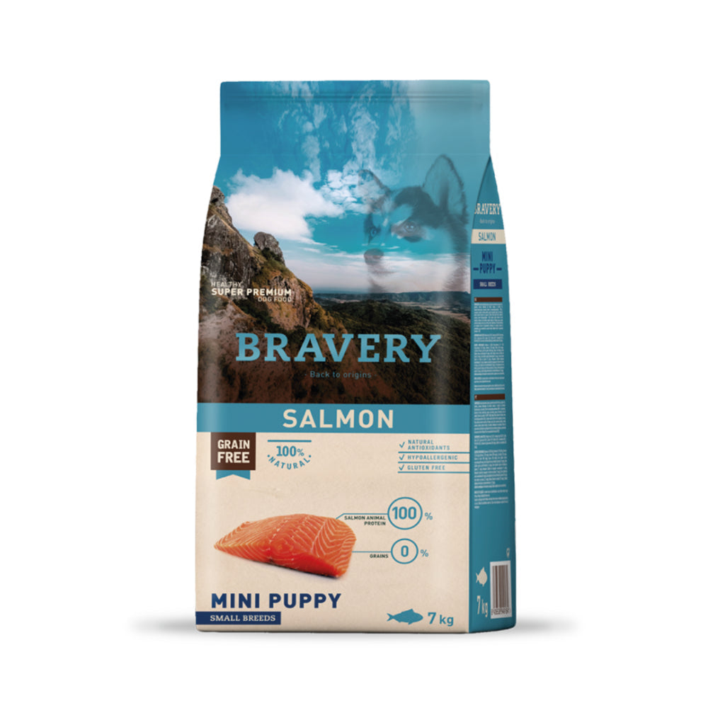 Bravery Puppy Salmon Small 7 Kg
