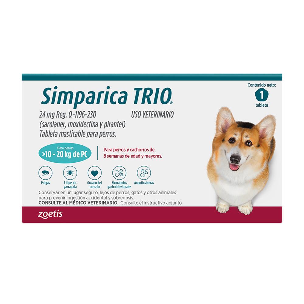 Simparica Trio 10-20 Kg