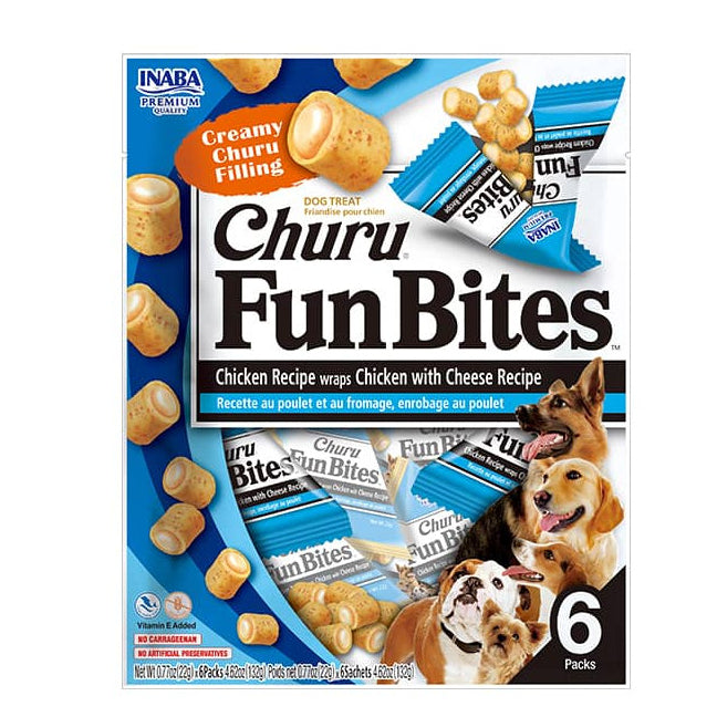 Churu Fun Bites Perros Pollo y Queso