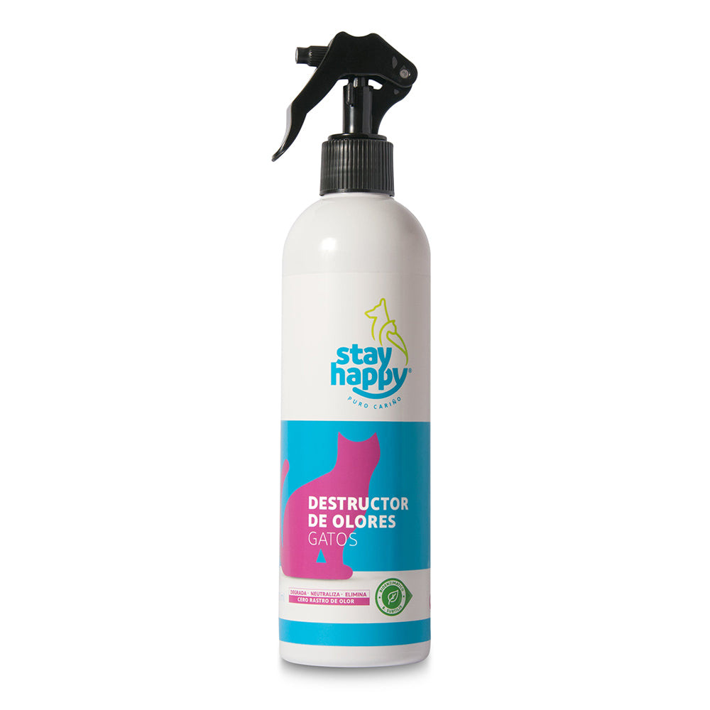 Destructor De Olores Stay Happy Gatos 500 Ml