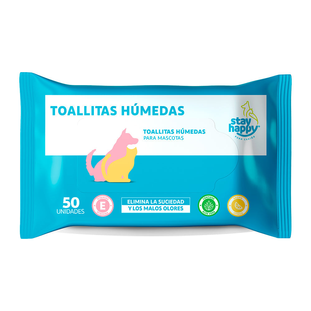 Toallitas Humedas Stay Happy 50 Un