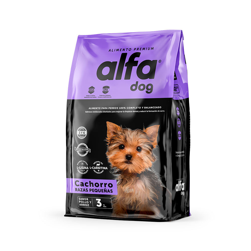 Alfa Dog Premium Cachorros Razas Pequeñas