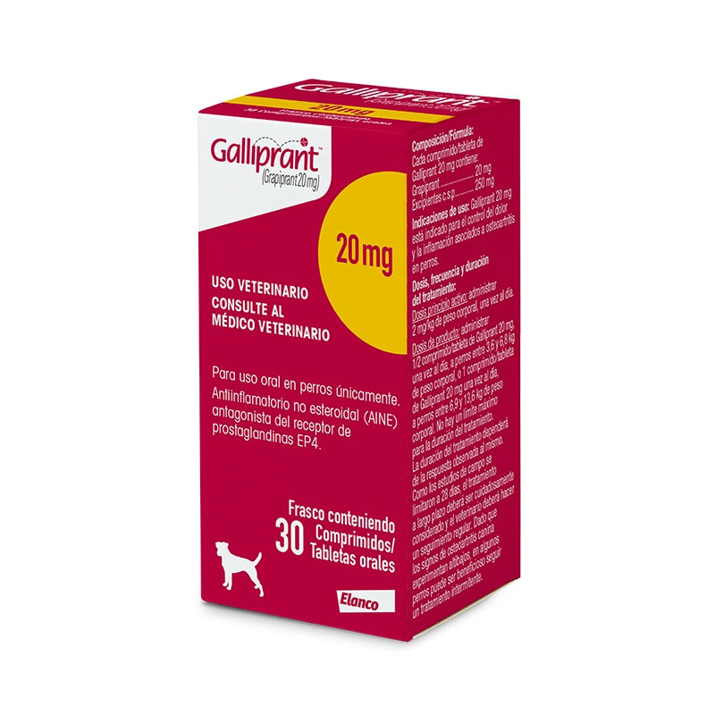Galliprant 20 Mg 30 Tabletas