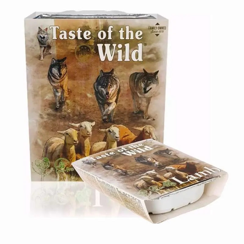 Bandeja Taste Of The Wild Lamb 390 Gr