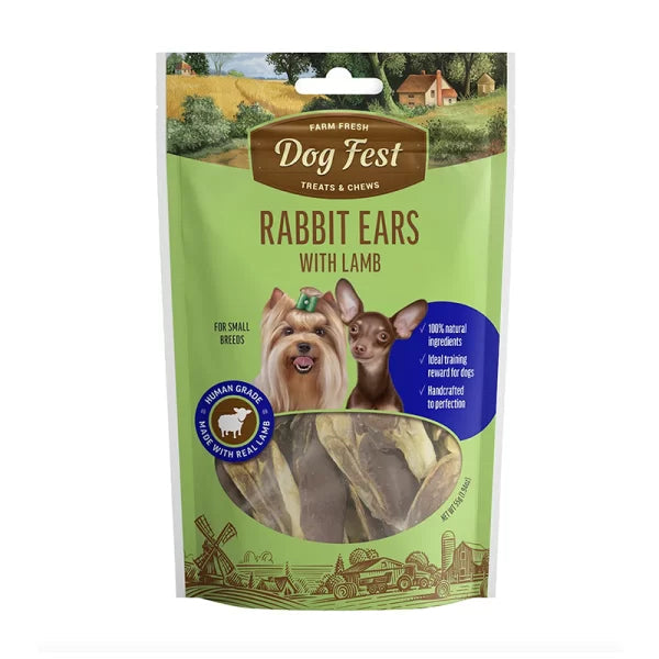 Dog Fest Orejas De Conejo Con Pato 90Gr