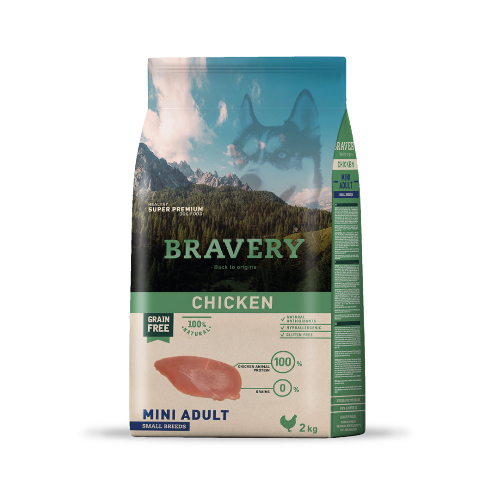 Bravery Adultos Chicken Small 2 Kg