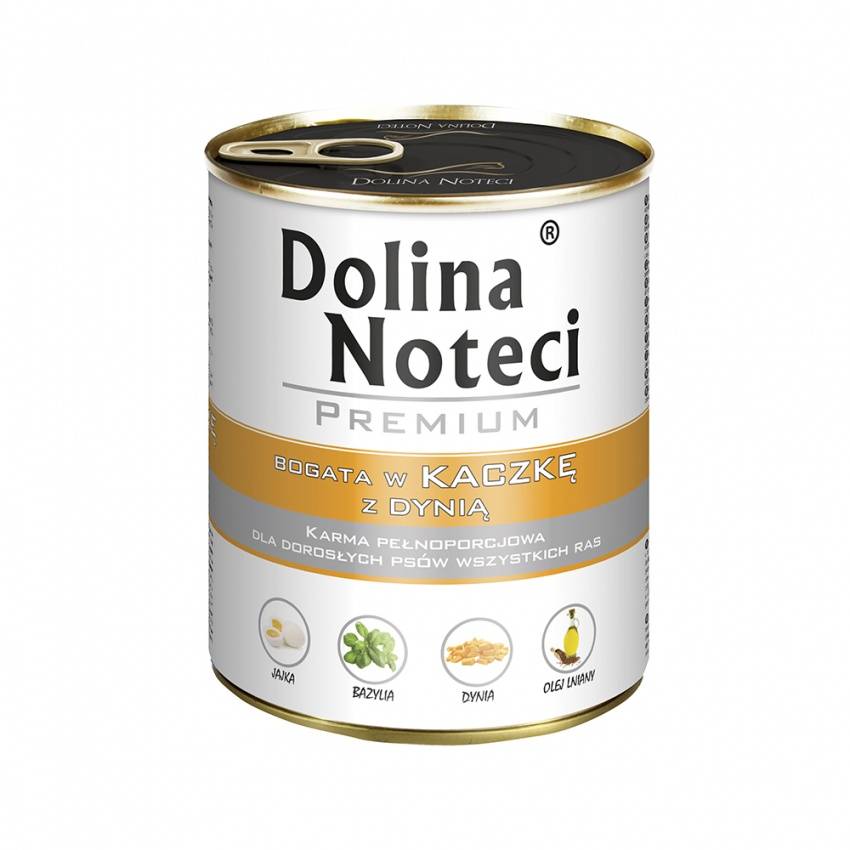 Lata Dolina Perros Pato Con Calabaza 800Gr