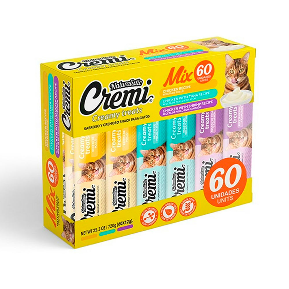 Caja Sachet Cremi Pollo 60 Unidades