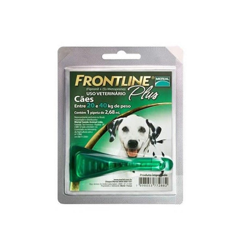 Frontline Pipeta Plus 20 A 40 Kg