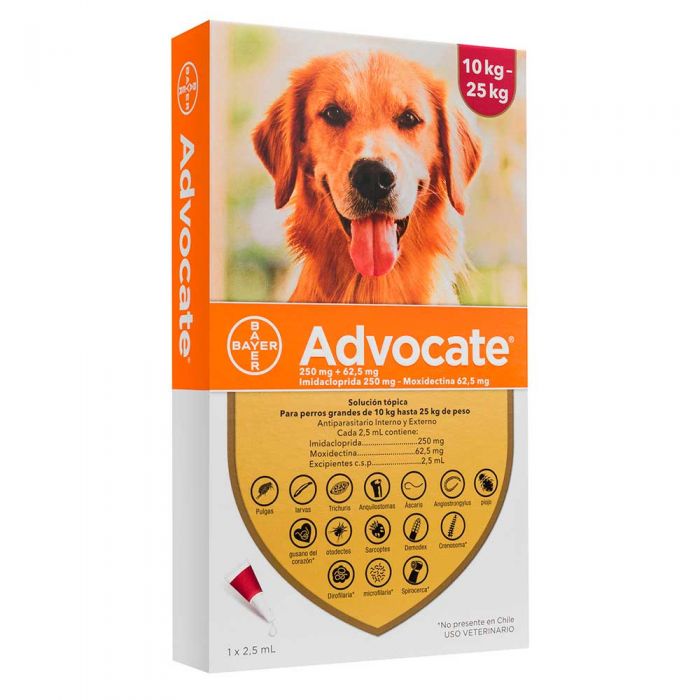 Advocate Perros Hasta 25 Kg