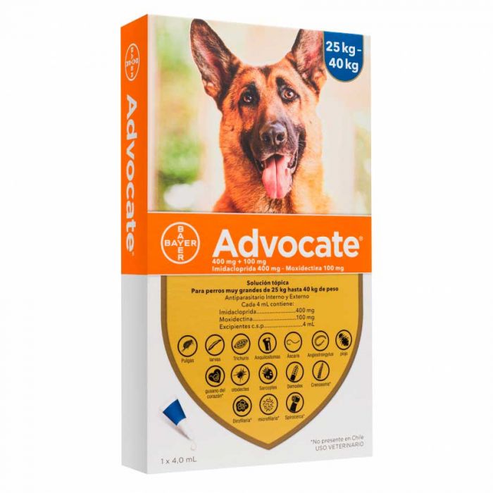 Advocate Perros Hasta 40 Kg