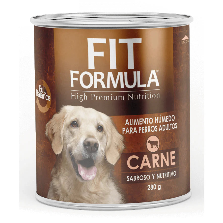 Lata Fit Perros Carne 280 Grs