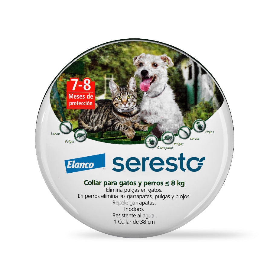 Seresto Perro Y Gato Hasta 8 Kg