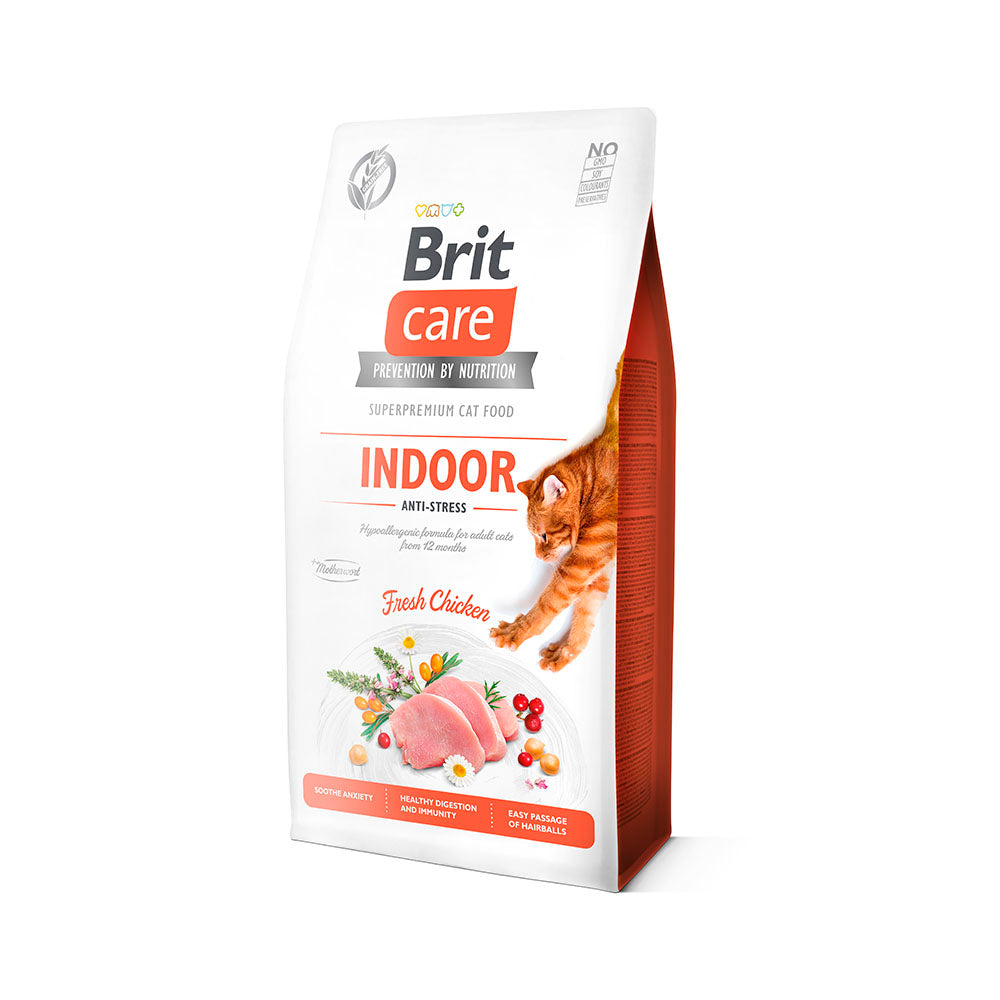 Brit Care Cat Grain Free Indoor Anti-Estres 2 Kg