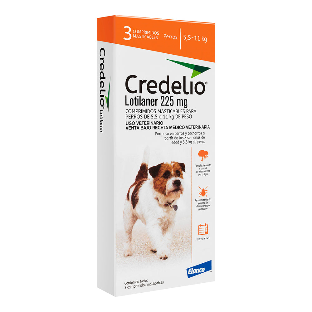 Credelio Hasta 11 Kg X 3 Comp