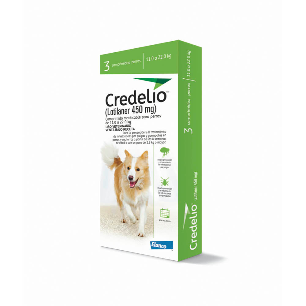 Credelio Hasta 22 Kg X 3 Comp