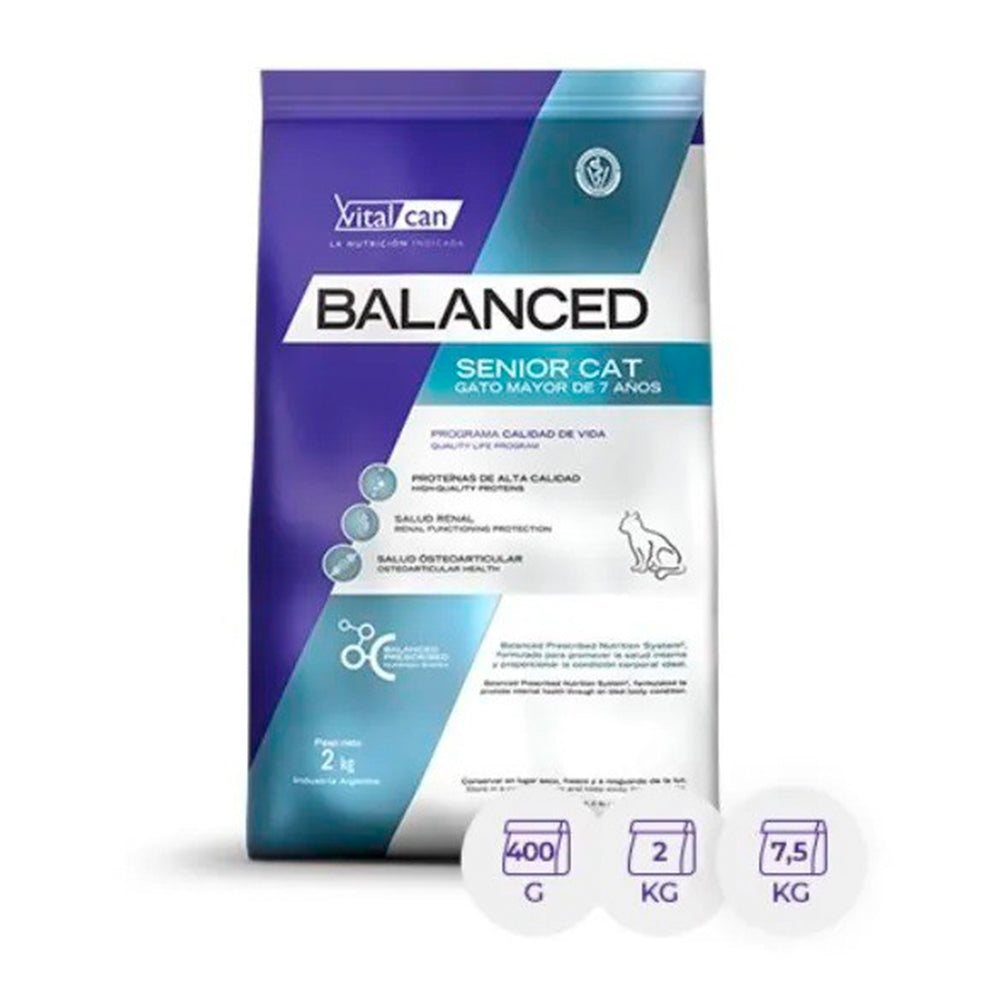 Balanced Gatos Senior 2 Kg