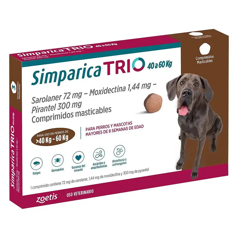 SIMPARICA TRIO 40-60 KG
