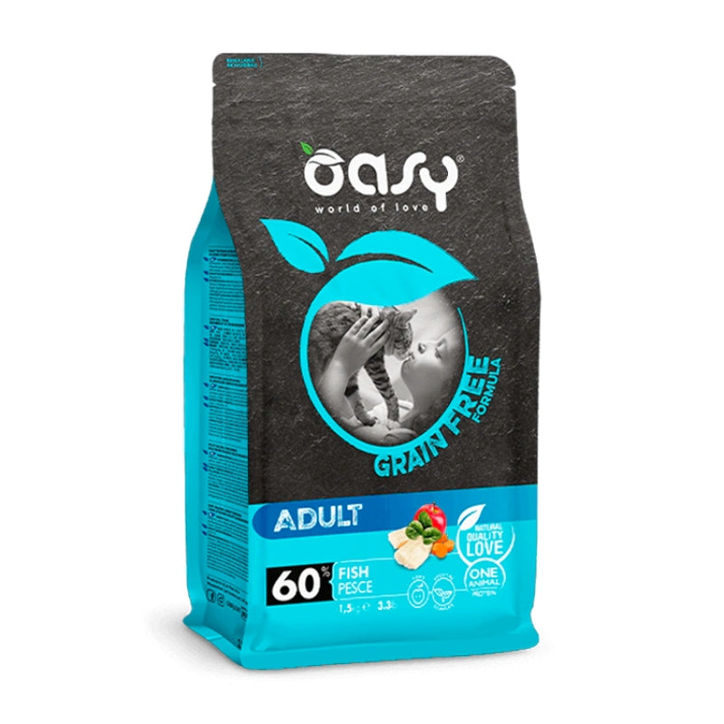 Oasy Gatos Grain Free Adultos Fish