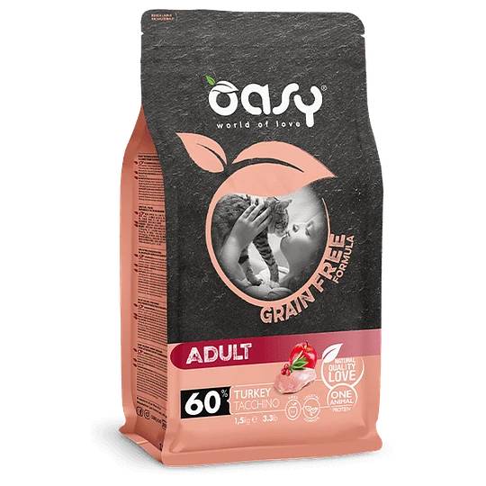 Oasy Gatos Grain Free Adultos Pavo