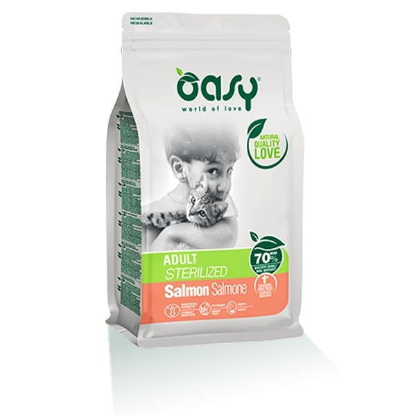 Oasy Gatos Lifestage Sterilized Salmon