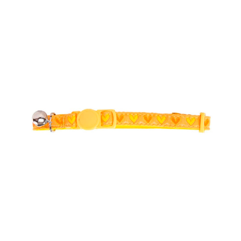 Pawise Collar Amarillo Corazones
