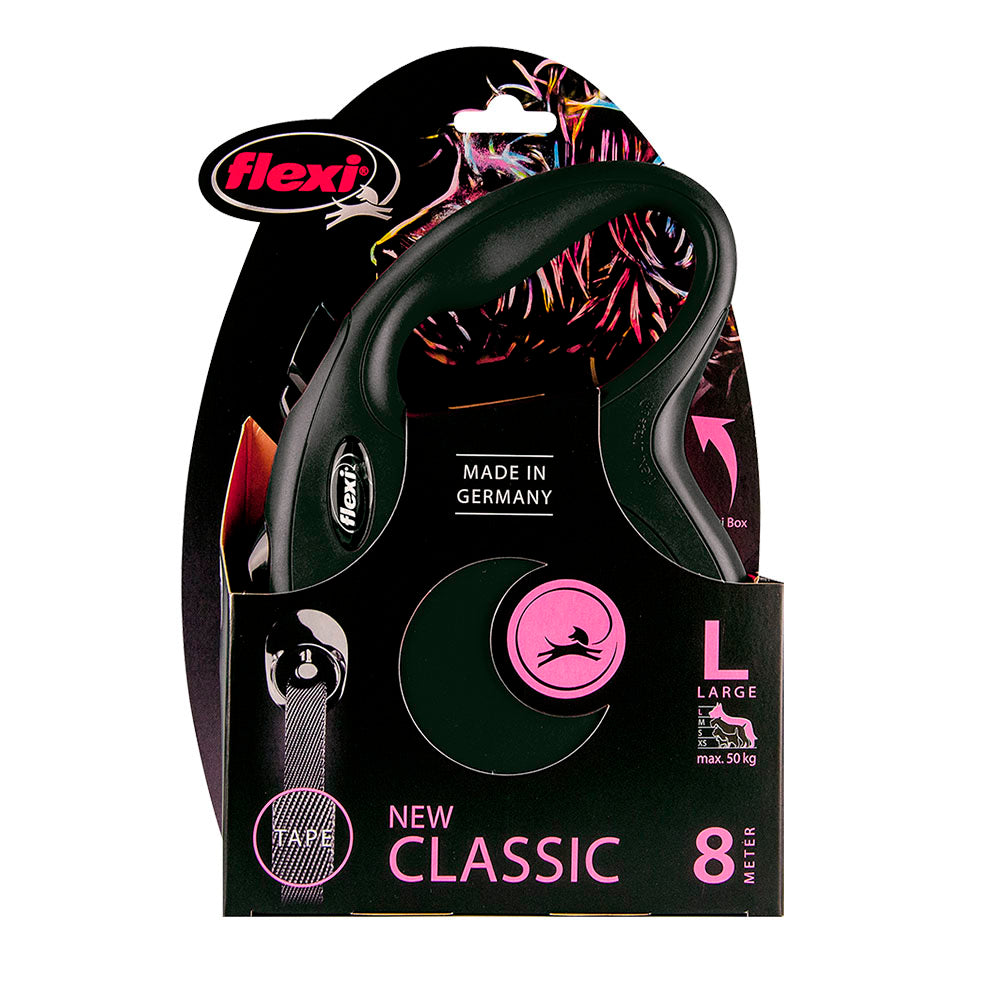 Flexi New Classic Negro L 5 Mts