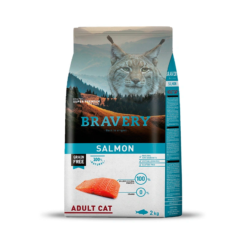 BRAVERY GATO ADULTO SALMON