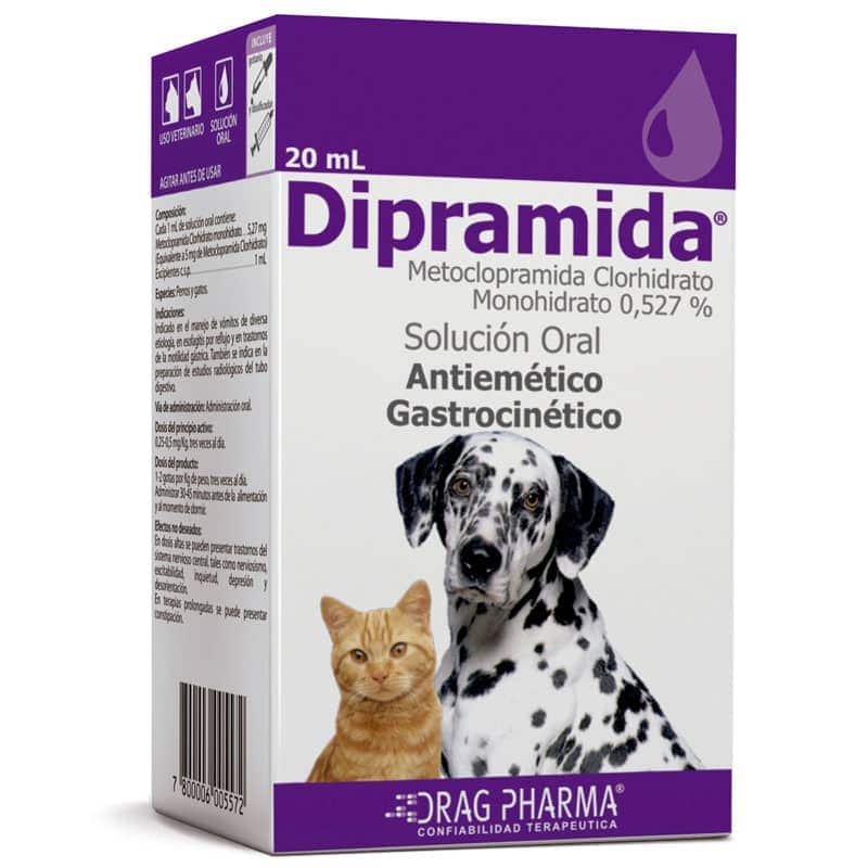 DIPRAMIDA 20 ML PERROS Y GATOS