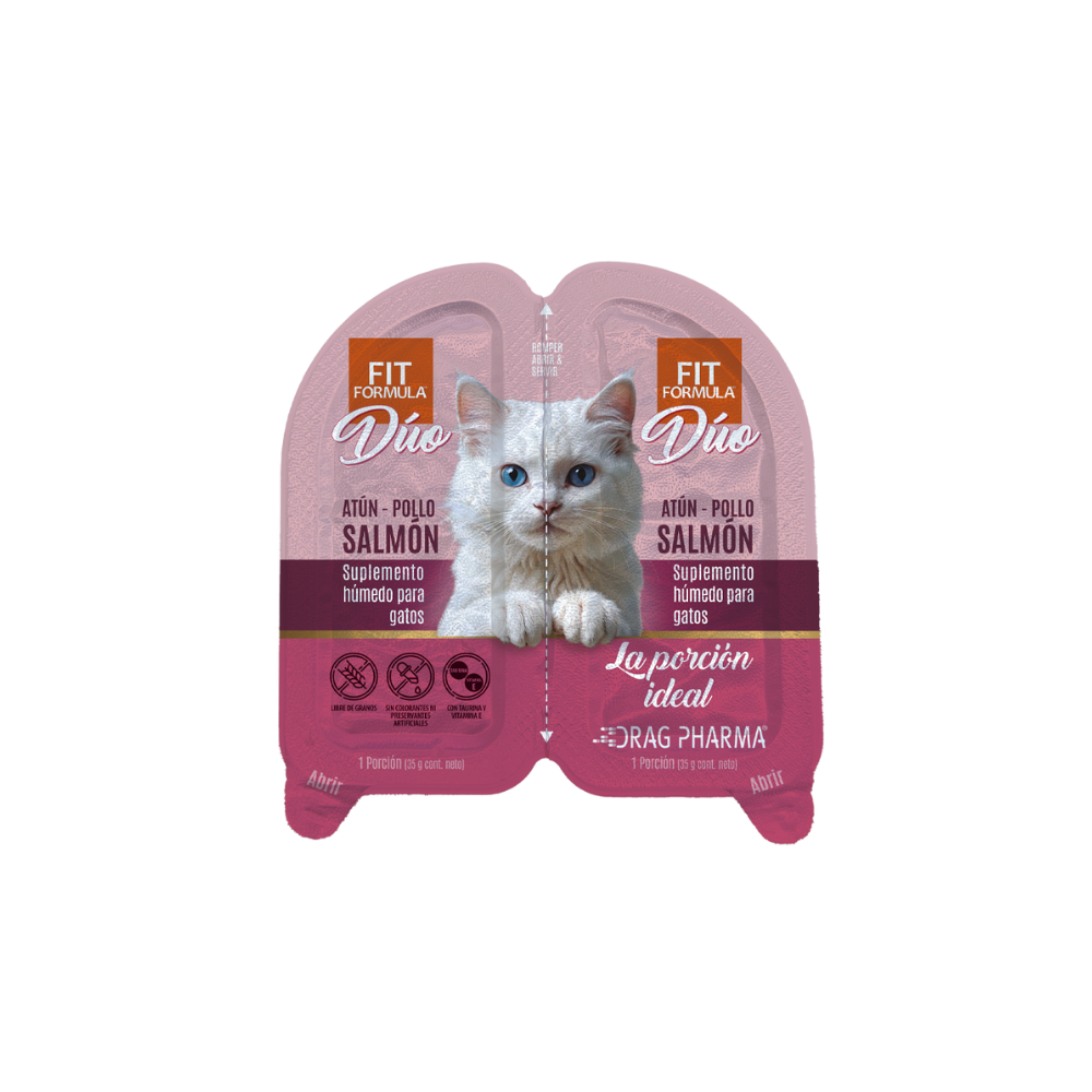 Snack fit duo atun-pollo-salmon 32 gr x 2 unidades