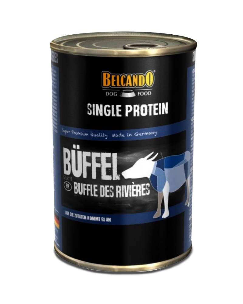 LATA BELCANDO SINGLE PROTEIN BUFALO DE AGUA 400 GR
