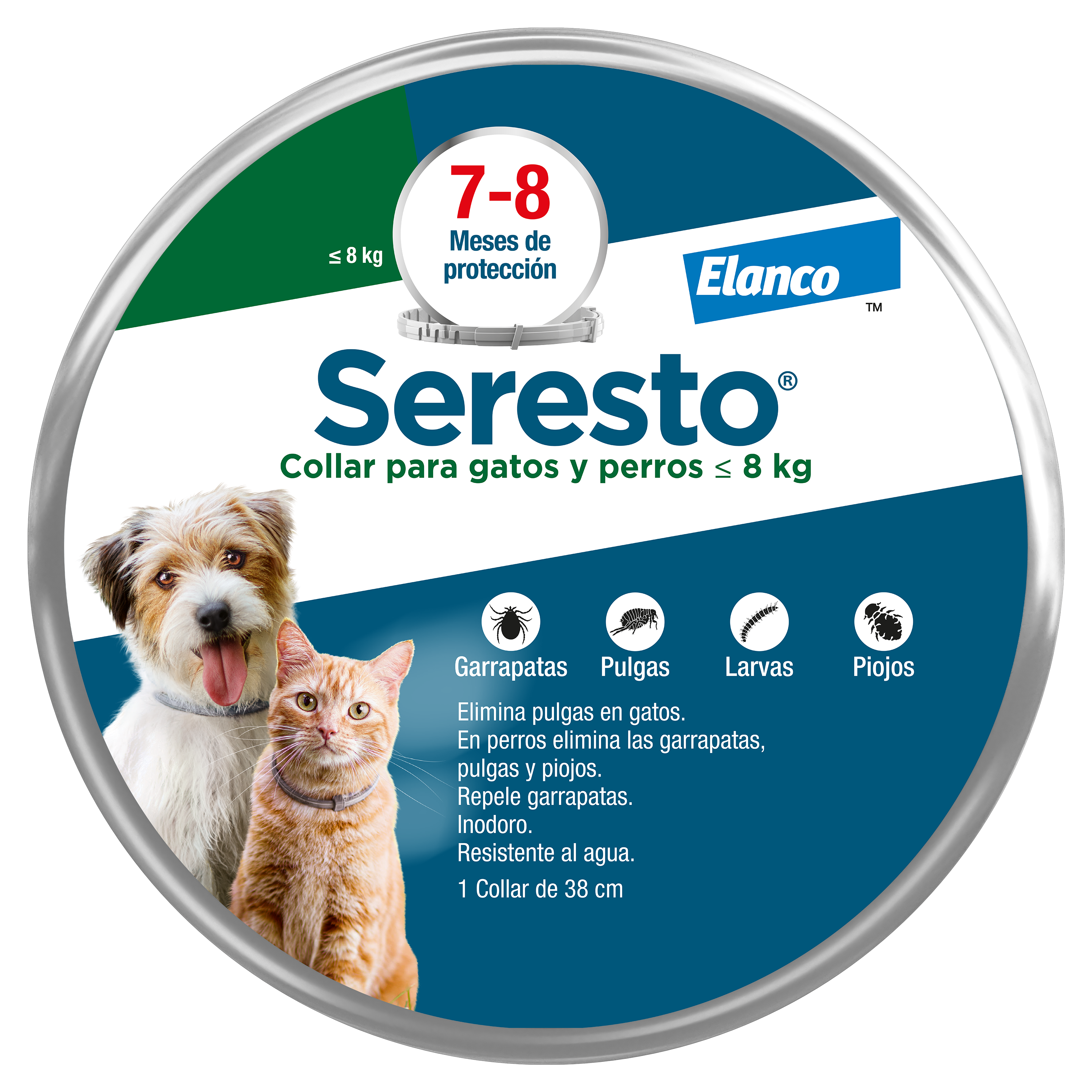 Seresto Perro Y Gato Hasta 8 Kg