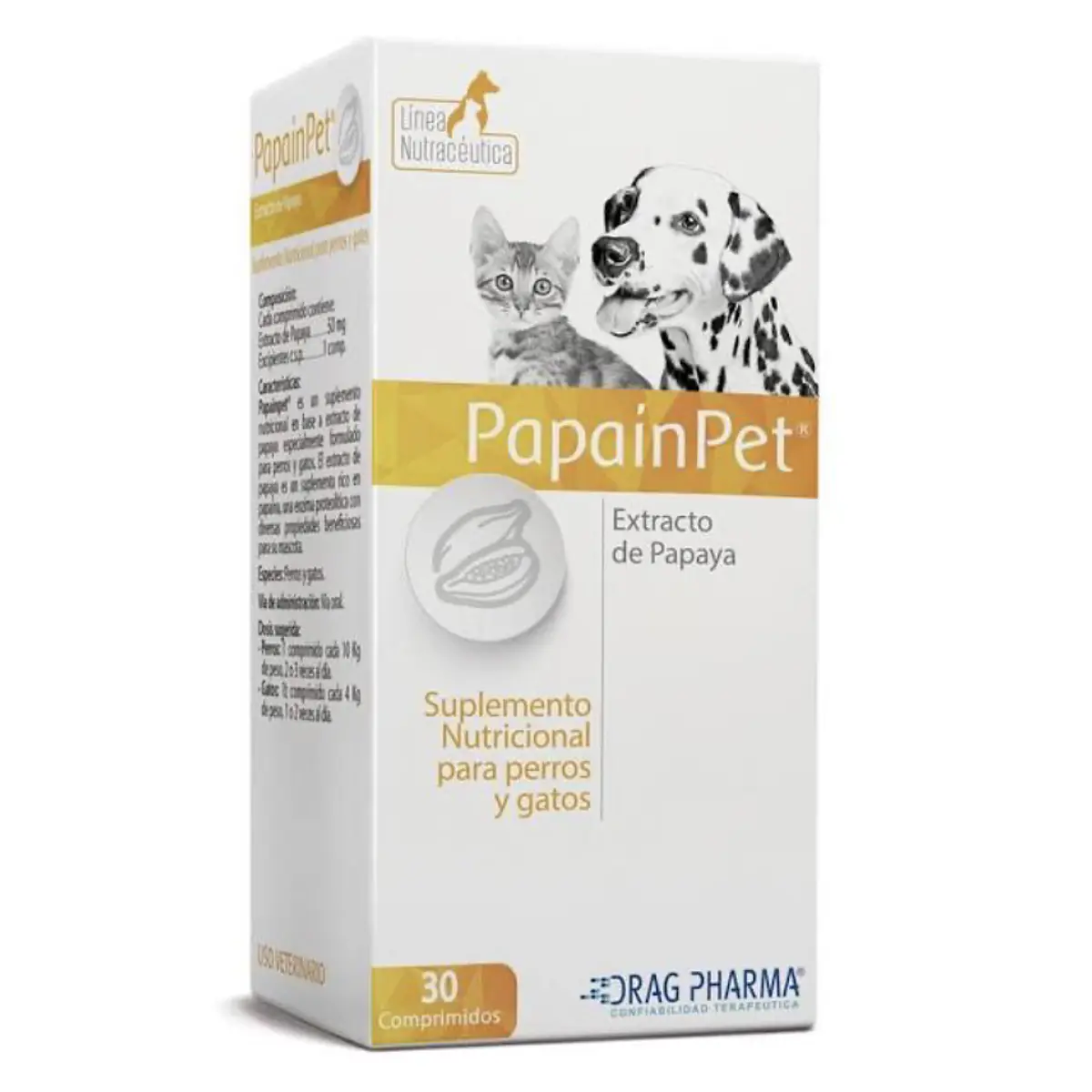 PAPAINPET 30 COMP