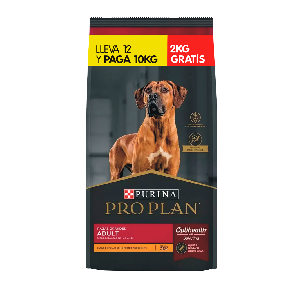 Pro plan adulto large 10 +2 Kg