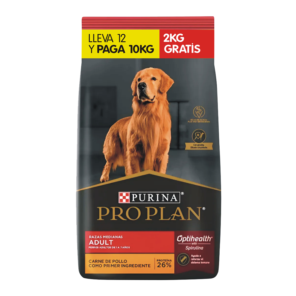 Pro plan adul complete 10 +2 Kg