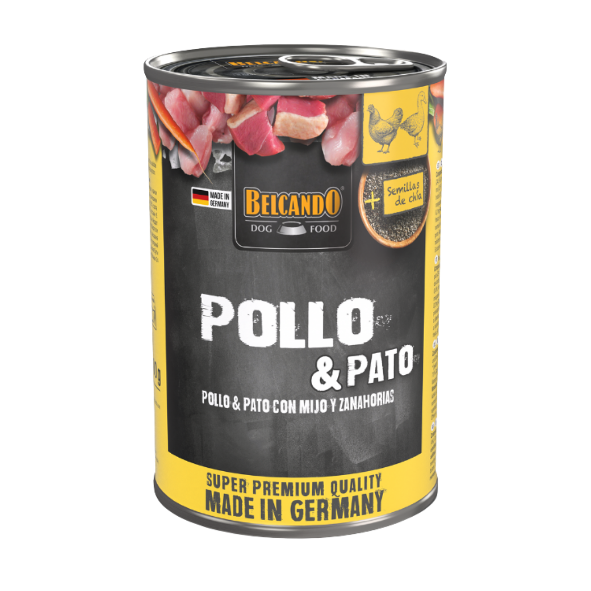 LATA BELCANDO POLLO Y PATO 400 GRS