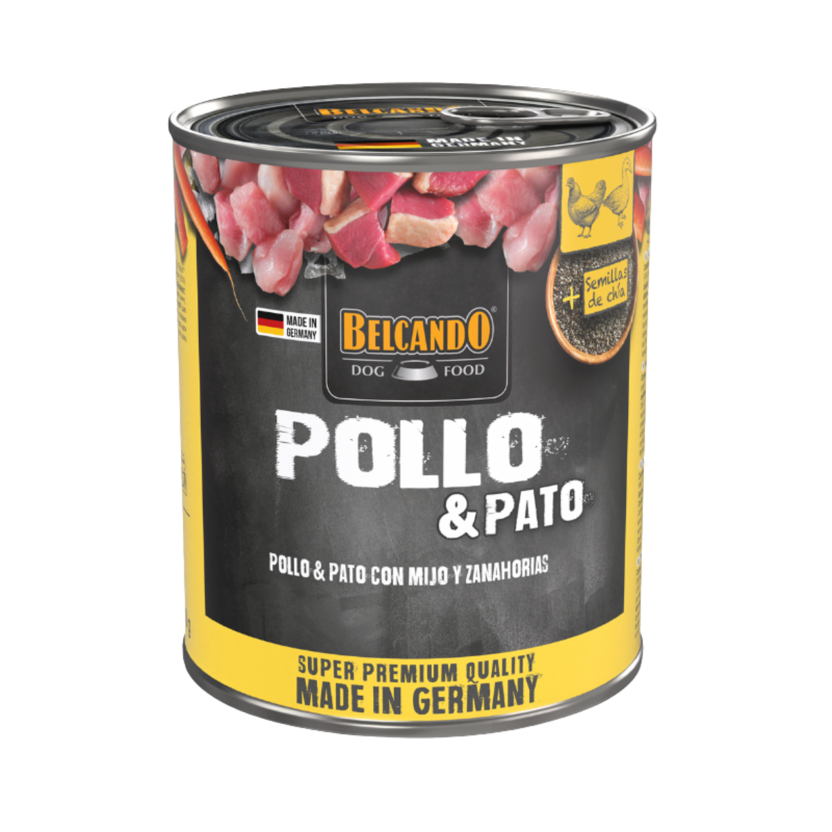 LATA BELCANDO POLLO Y PATO 800 GRS