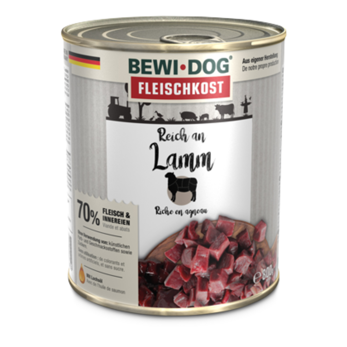 LATA BEWIDOG RICO EN CORDERO 800 GR