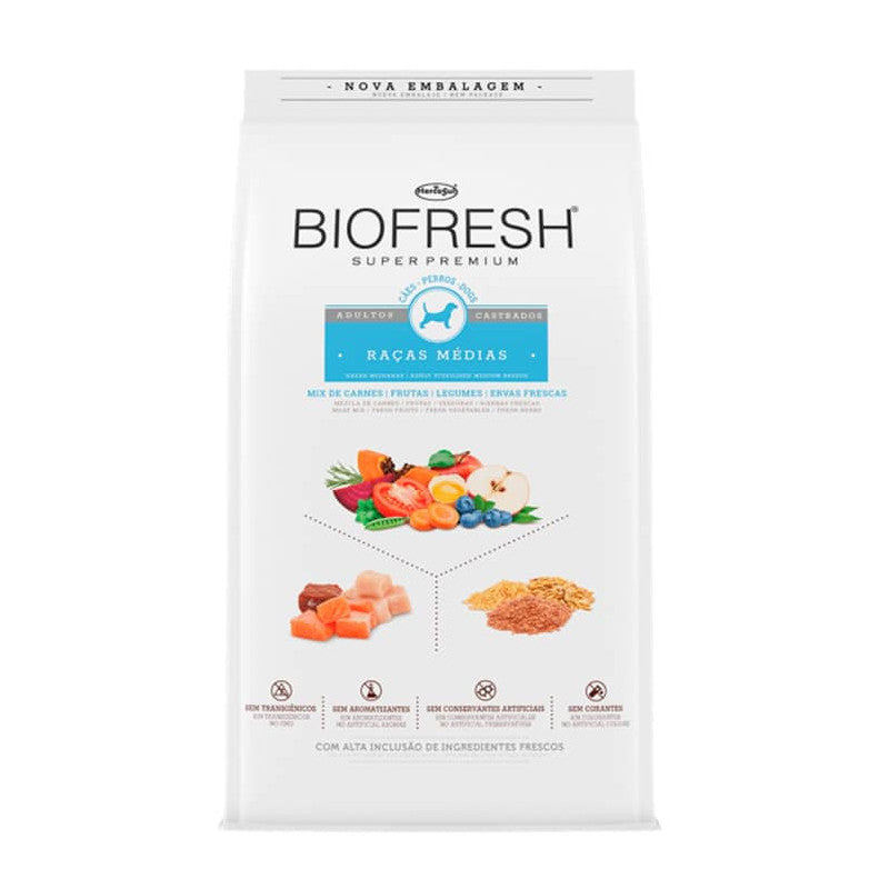 BIOFRESH PERRO CASTRADO RAZA MEDIANA 10 KG