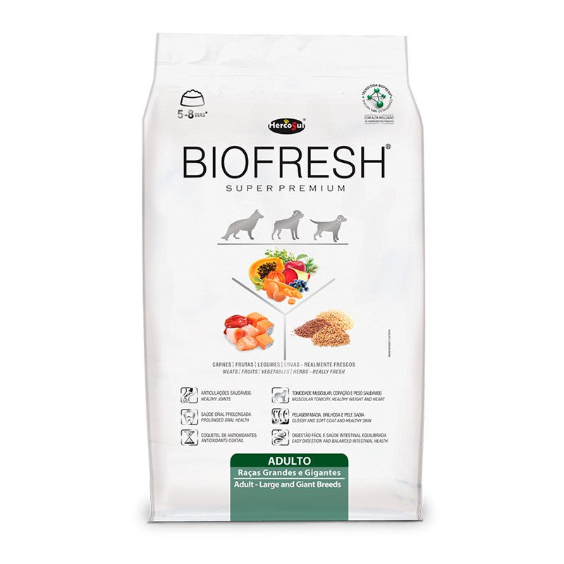 BIOFRESH PERRO ADULTO RAZA GRANDE GIGANTE 15 KG