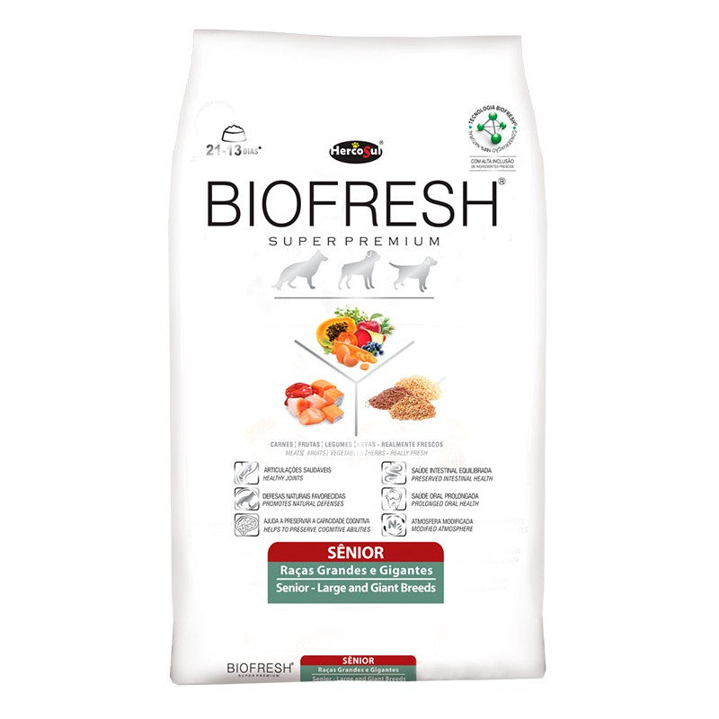 BIOFRESH PERRO SENIOR RAZA GRANDE GIGANTE 15 KG
