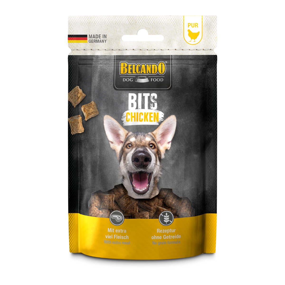 SNACK BELCANDO BITS POLLO 90 GR