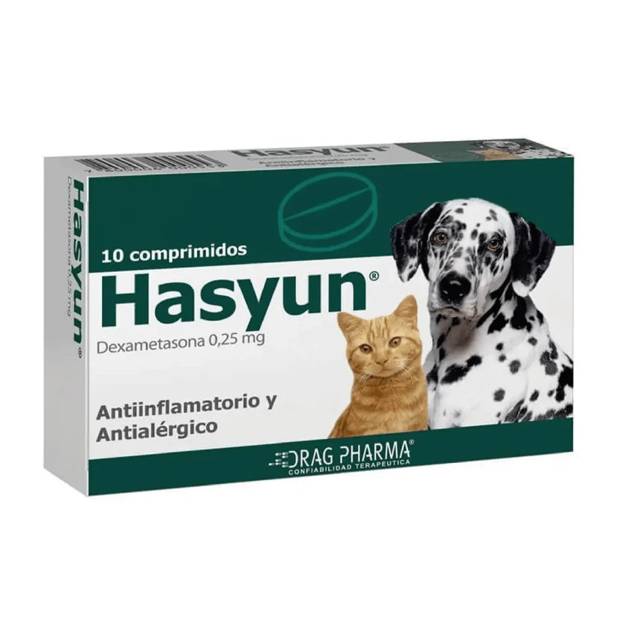 HASYUN 10 COMPRIMIDOS PERROS Y GATOS