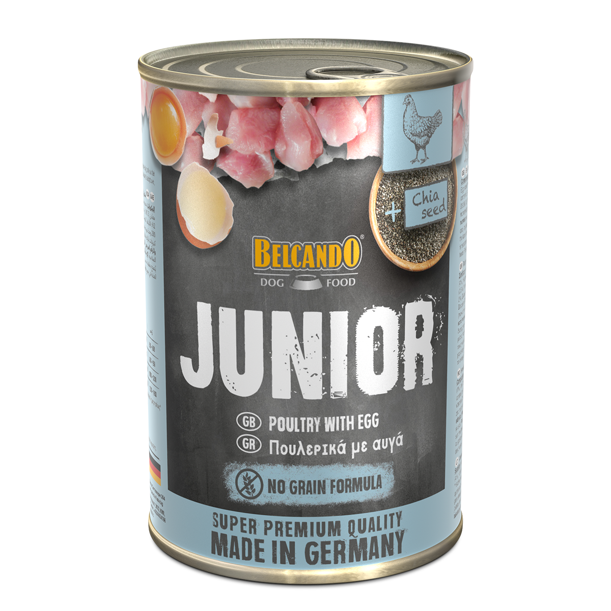 LATA BELCANDO JUNIOR AVE Y HUEVO 400 GRS