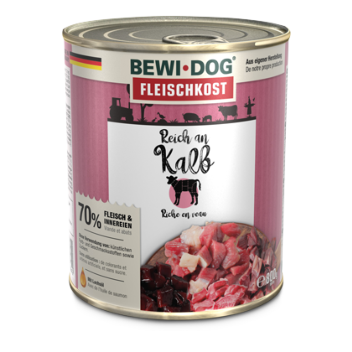 LATA BEWIDOG RICO EN TERNERA 800 GR