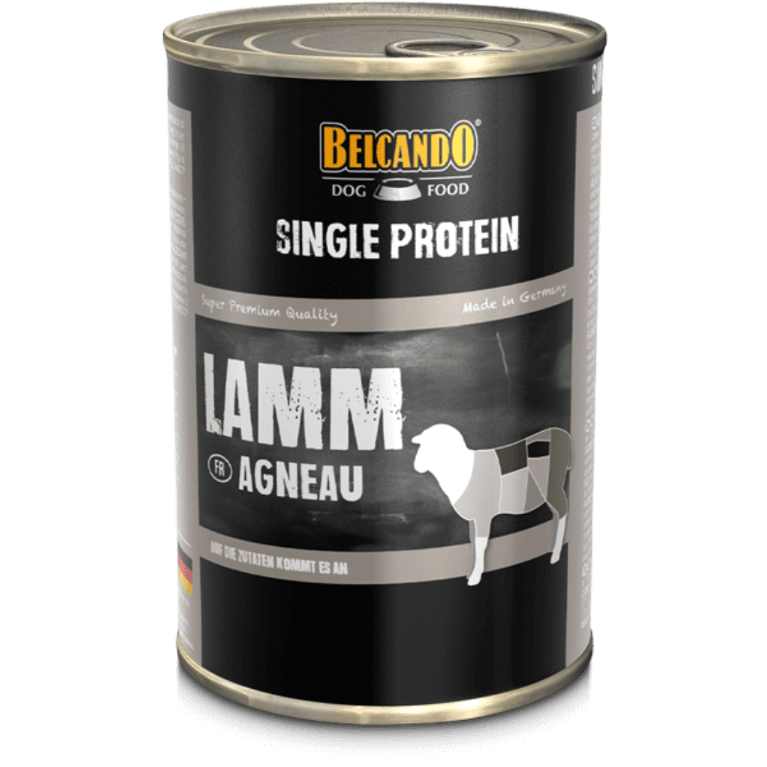 LATA BELCANDO SINGLE PROTEIN CORDERO 400 GRS