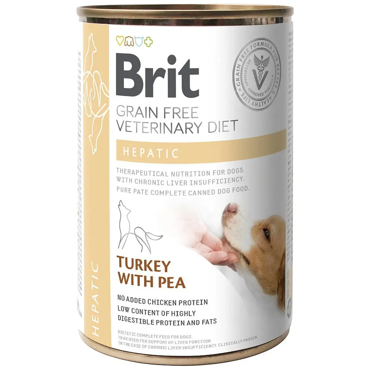 LATA BRIT CARE GF VD HEPATIC 400 GR