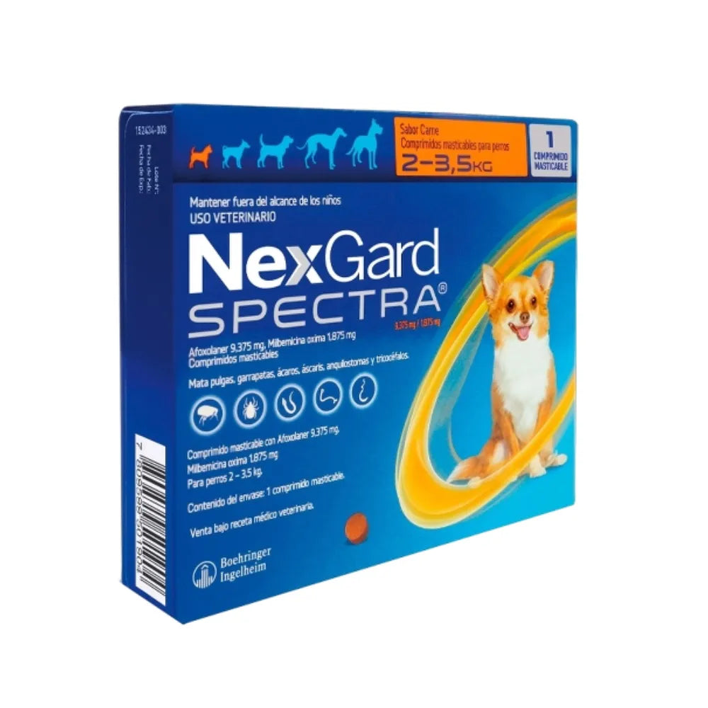Nexgard Spectra 2-3.5 Kg 1 Comp