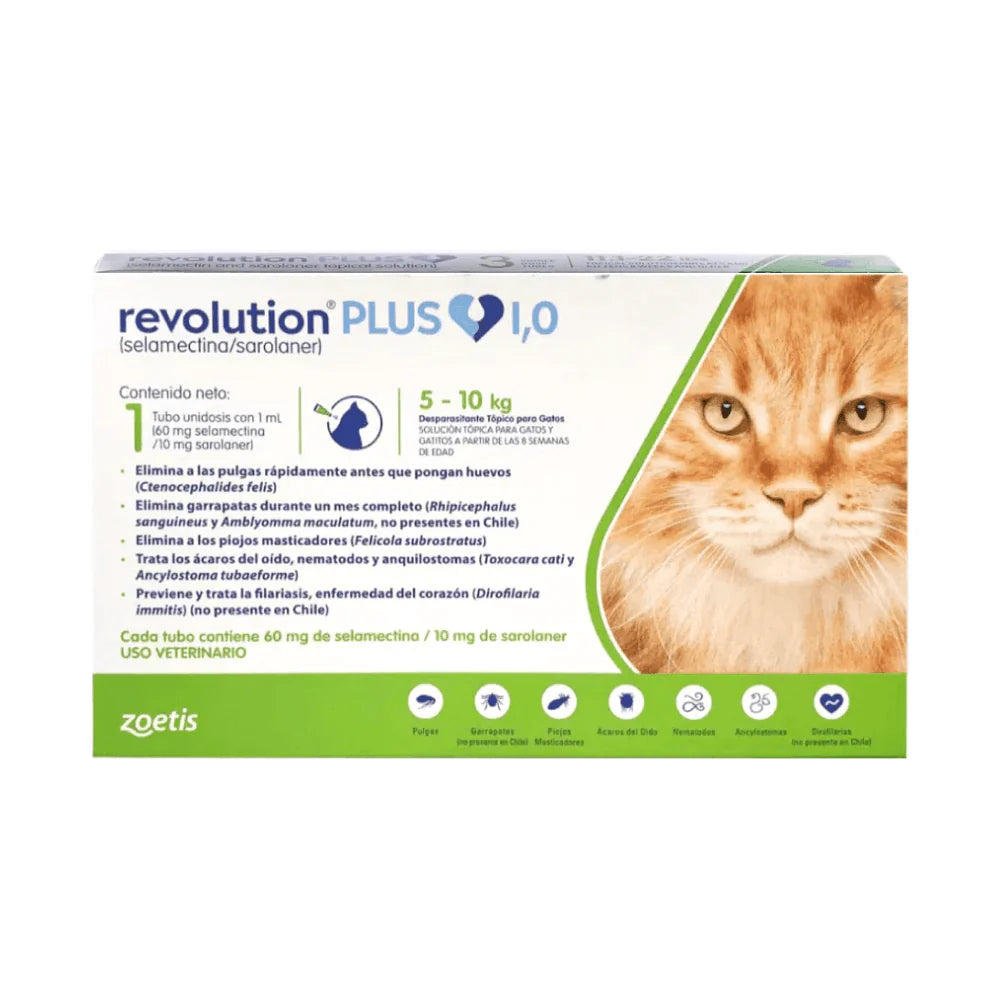 Revolution Plus Gatos 5 - 10 kg