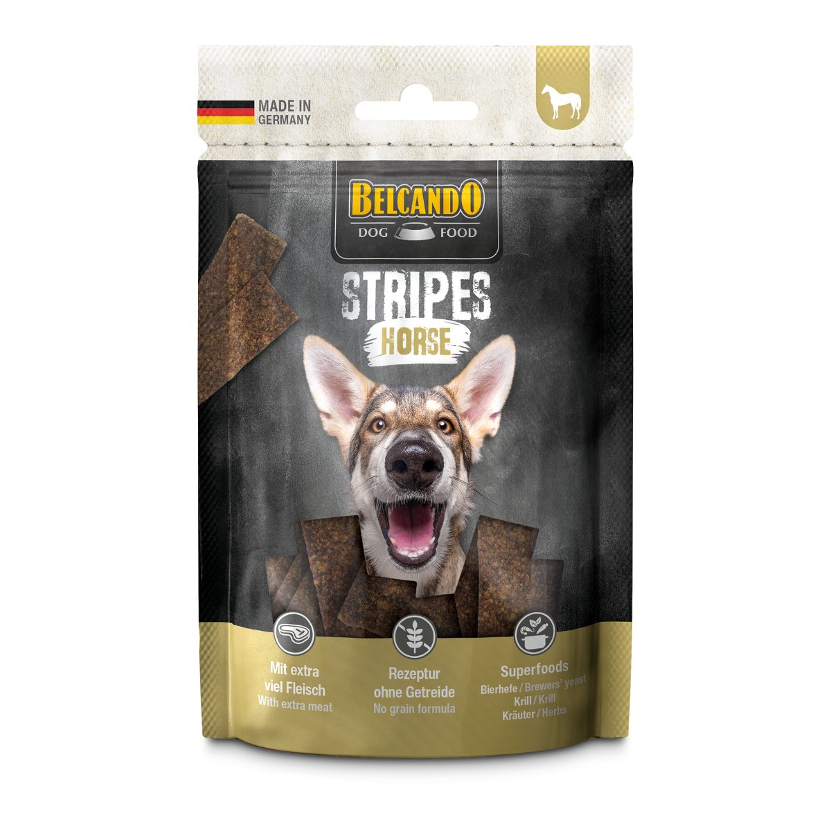 SNACK BELCANDO STRIPES CABALLO 70 GR